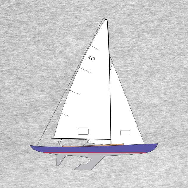 International 210 Sailboat by CHBB